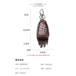 泰国鳄鱼皮钥匙包 鳄鱼爪 钥匙扣男士真皮商务车汽车锁钥匙包批发